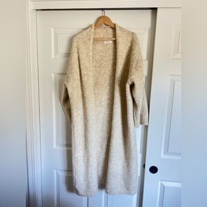 Cozy Cream Long Cardigan
